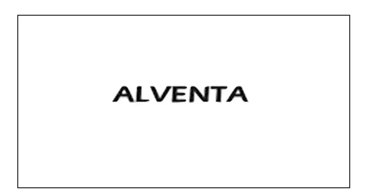 Napis ALVENTA na białym tle.